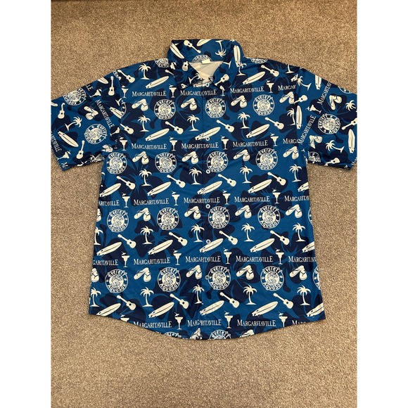 Margaritaville Other - Margaritaville Everett AquaSox Shirt Mens XL Blue Excellent Baseball Tropical